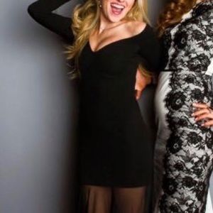 Peppermayo Black Maxi Dress NYE Holiday